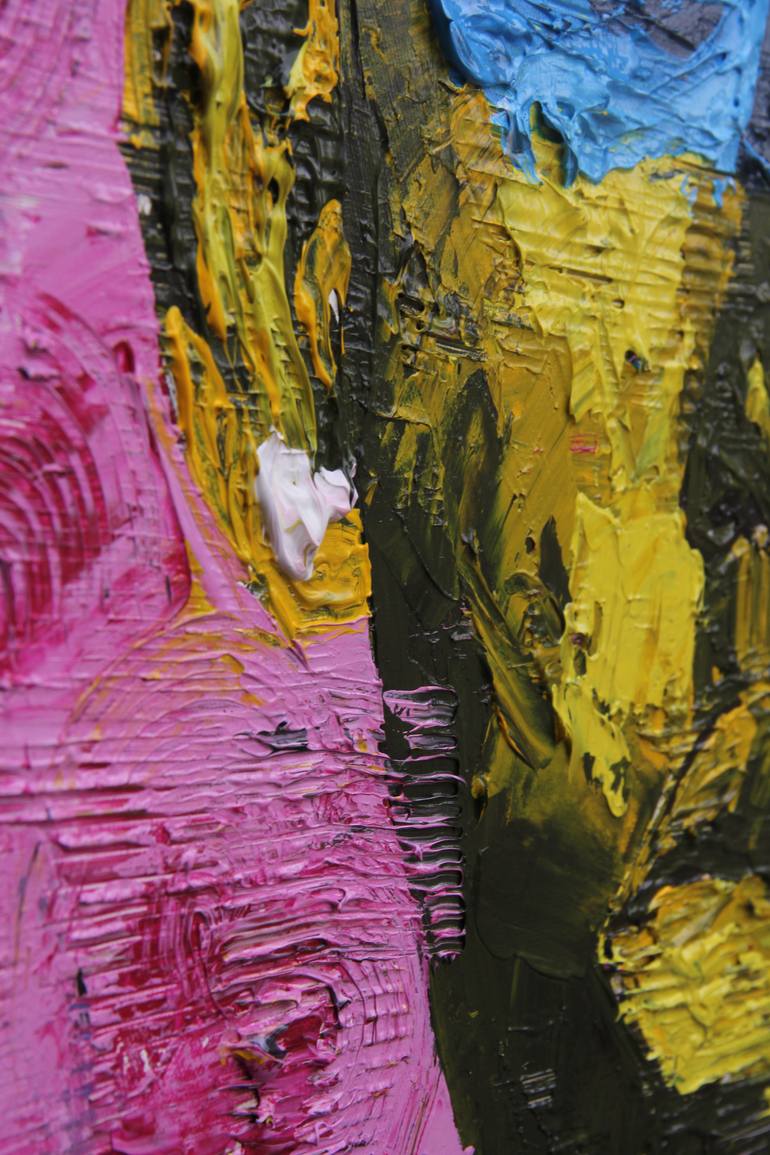 Original Figurative Love Painting by Theophilus Tetteh