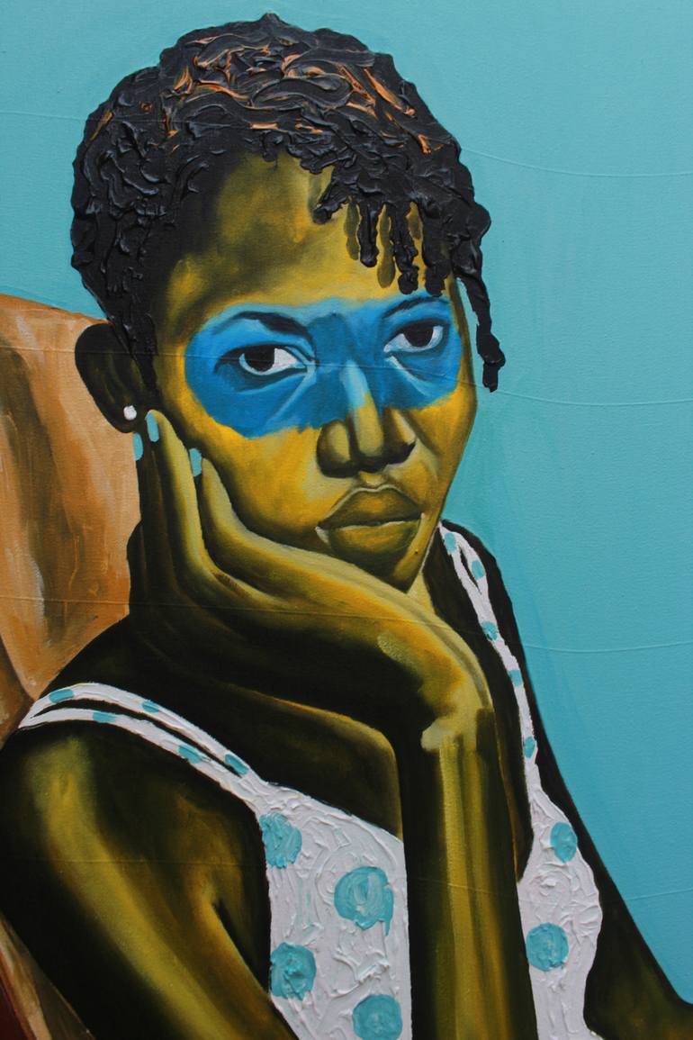 Original Figurative Other Painting by Theophilus Tetteh