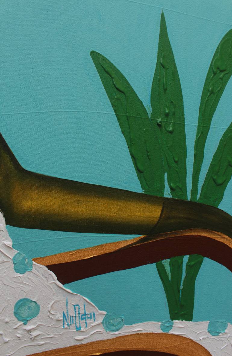 Original Figurative Other Painting by Theophilus Tetteh