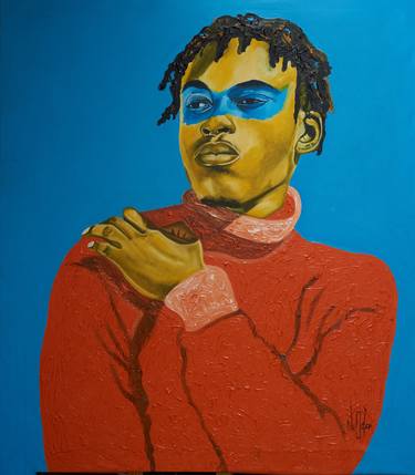 Print of Figurative Fashion Paintings by Theophilus Tetteh