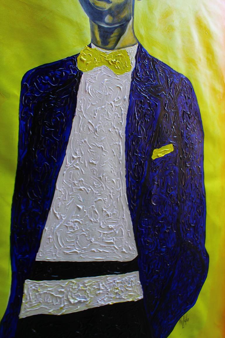 Original Figurative Celebrity Painting by Theophilus Tetteh