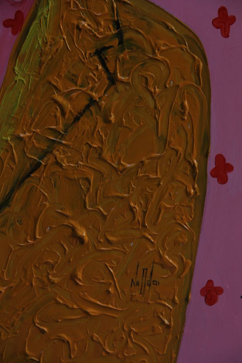 Original Figurative People Painting by Theophilus Tetteh