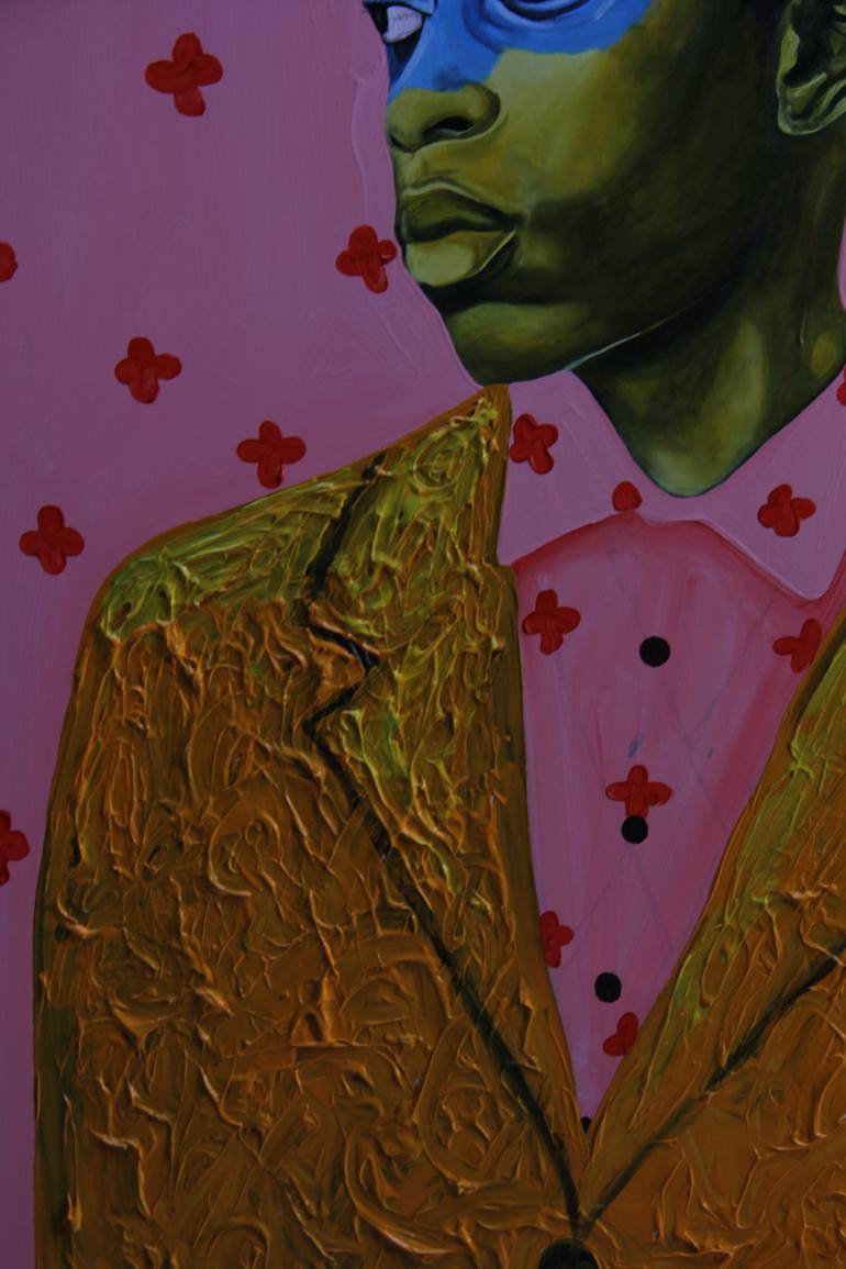 Original Figurative People Painting by Theophilus Tetteh