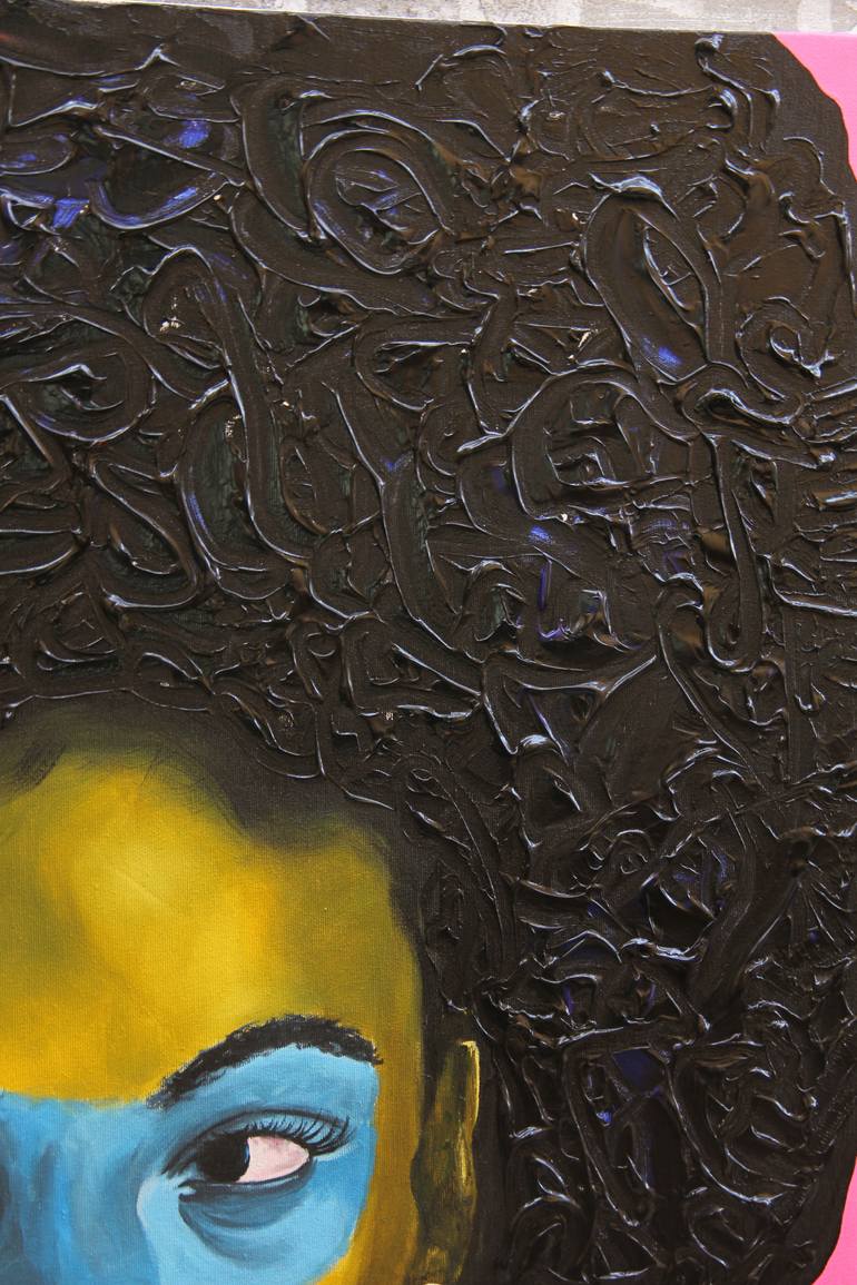 Original Figurative People Painting by Theophilus Tetteh