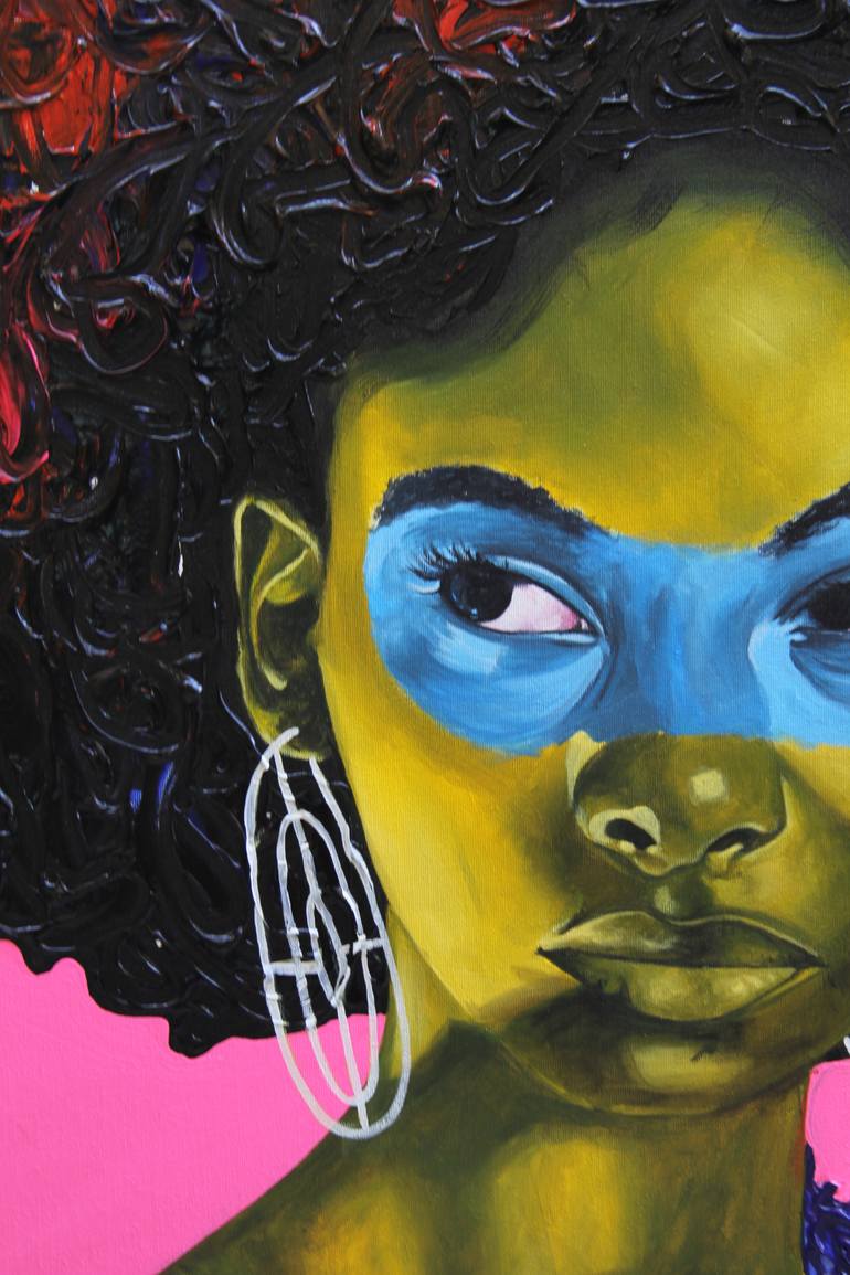 Original Figurative People Painting by Theophilus Tetteh