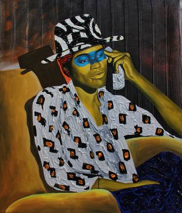 Print of Figurative Pop Culture/Celebrity Paintings by Theophilus Tetteh