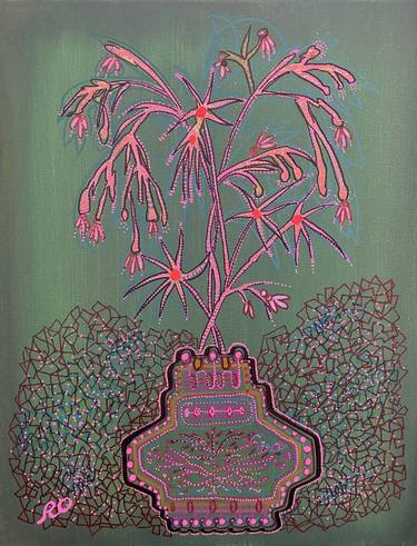 Original Contemporary Floral Paintings by Olga Roartus