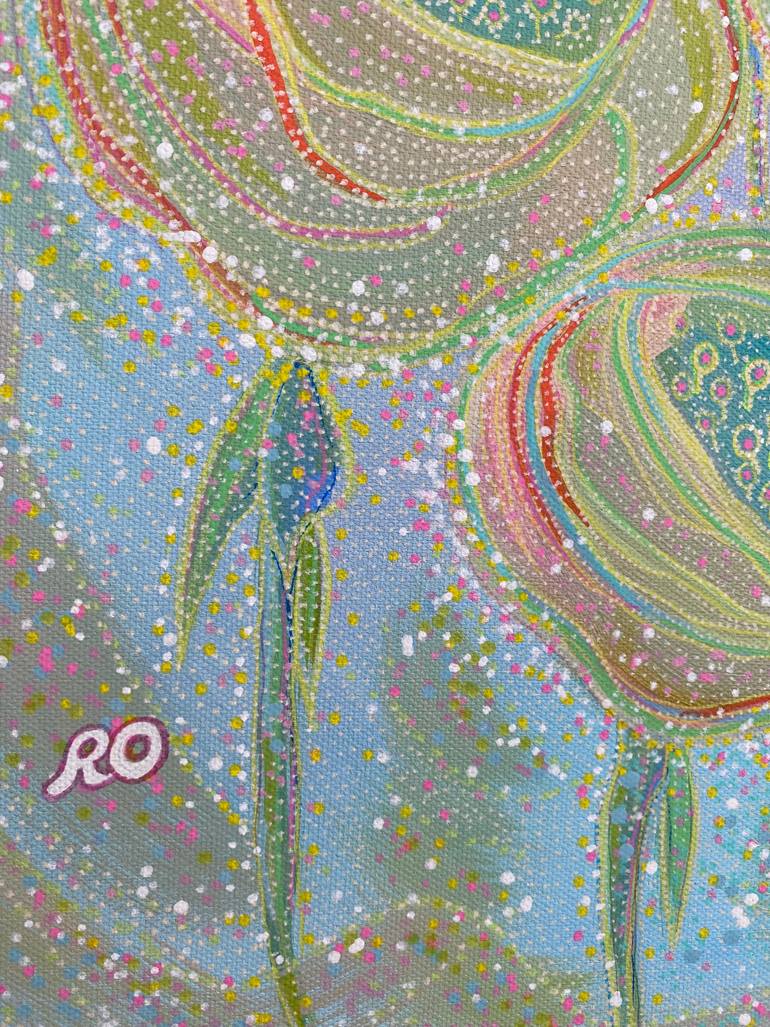 Original Contemporary Floral Painting by Olga Roartus
