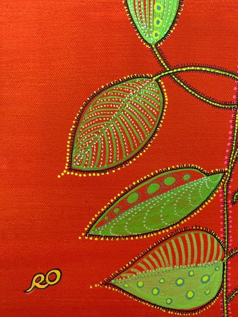 Original Contemporary Floral Painting by Olga Roartus