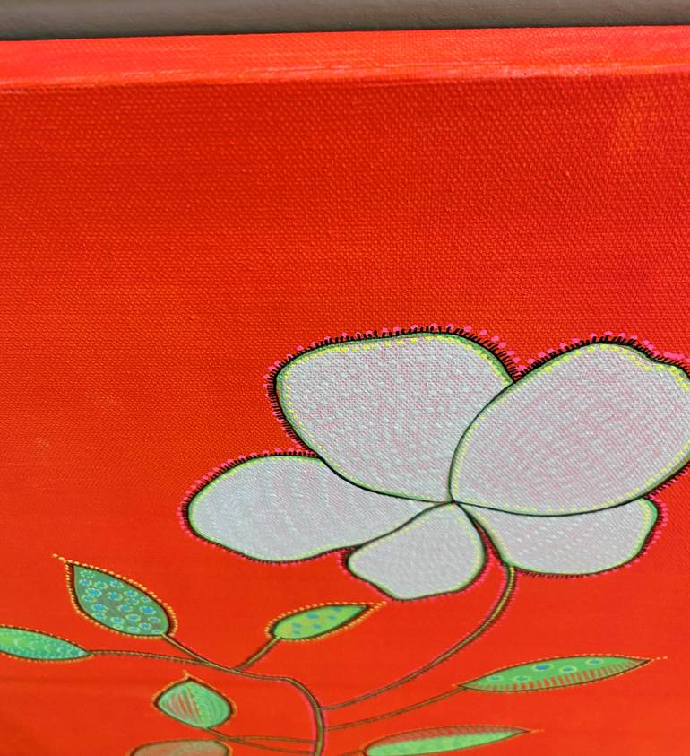 Original Contemporary Floral Painting by Olga Roartus