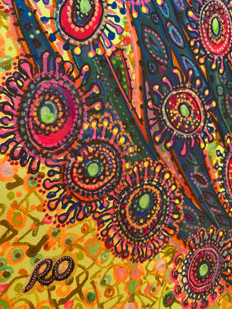 Original Contemporary Botanic Painting by Olga Roartus