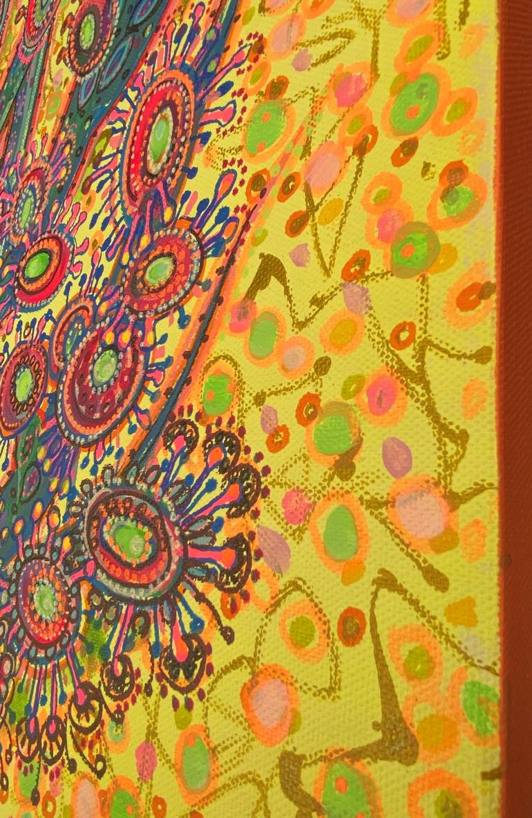 Original Contemporary Botanic Painting by Olga Roartus