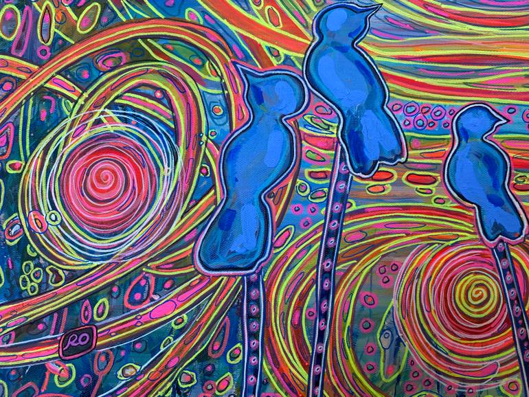 Original Abstract Painting by Olga Roartus