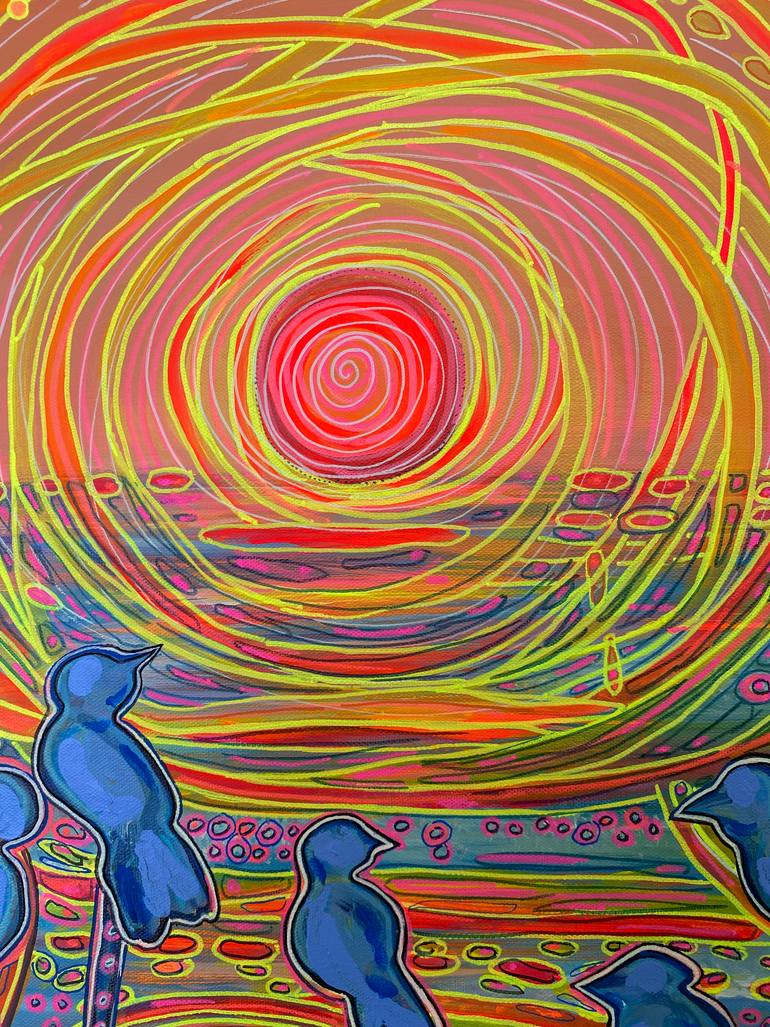 Original Abstract Painting by Olga Roartus