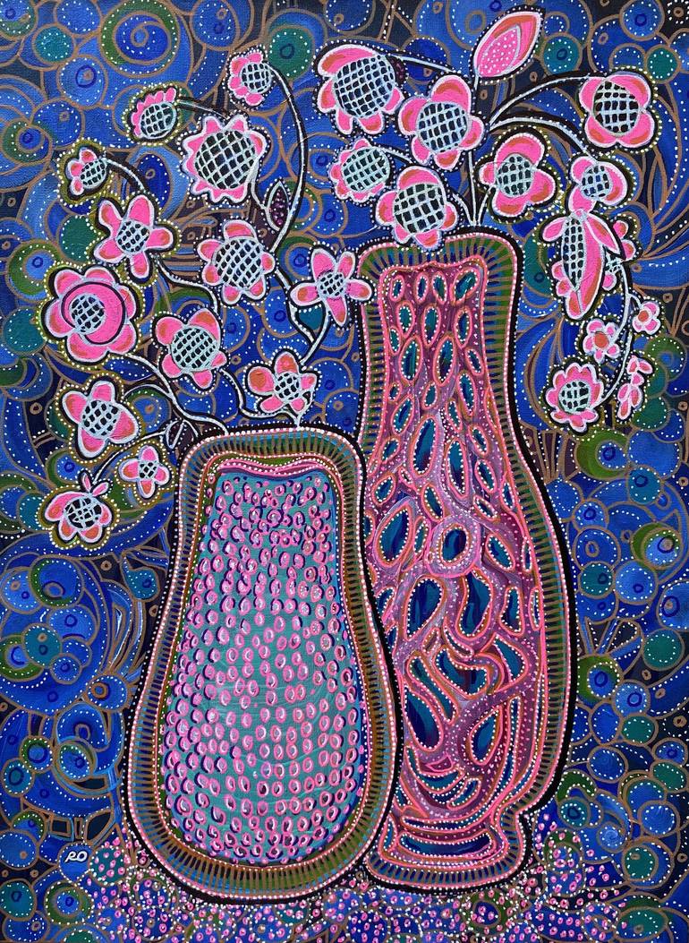 Print of Impressionism Floral Paintings by Olga Roartus