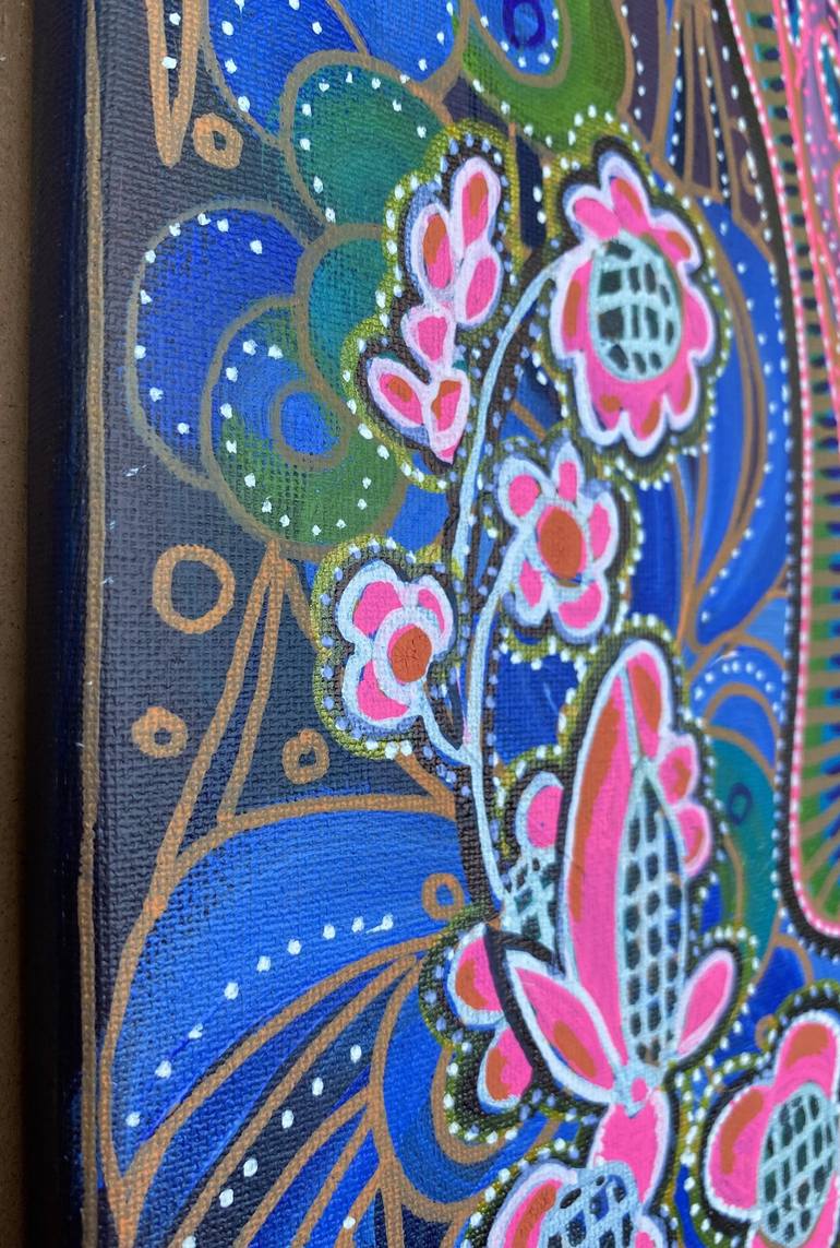 Original Impressionism Floral Painting by Olga Roartus
