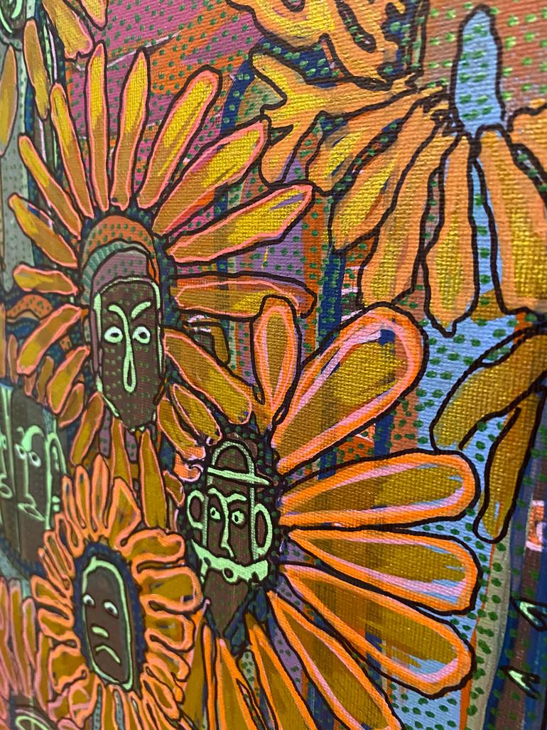 Original Impressionism Floral Painting by Olga Roartus