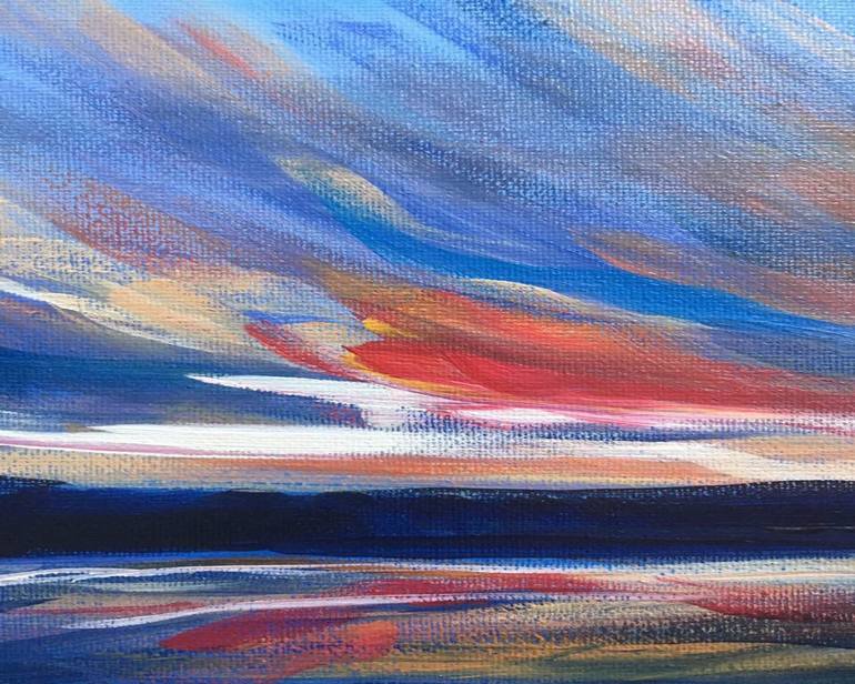 Original Impressionism Seascape Painting by Olga Roartus