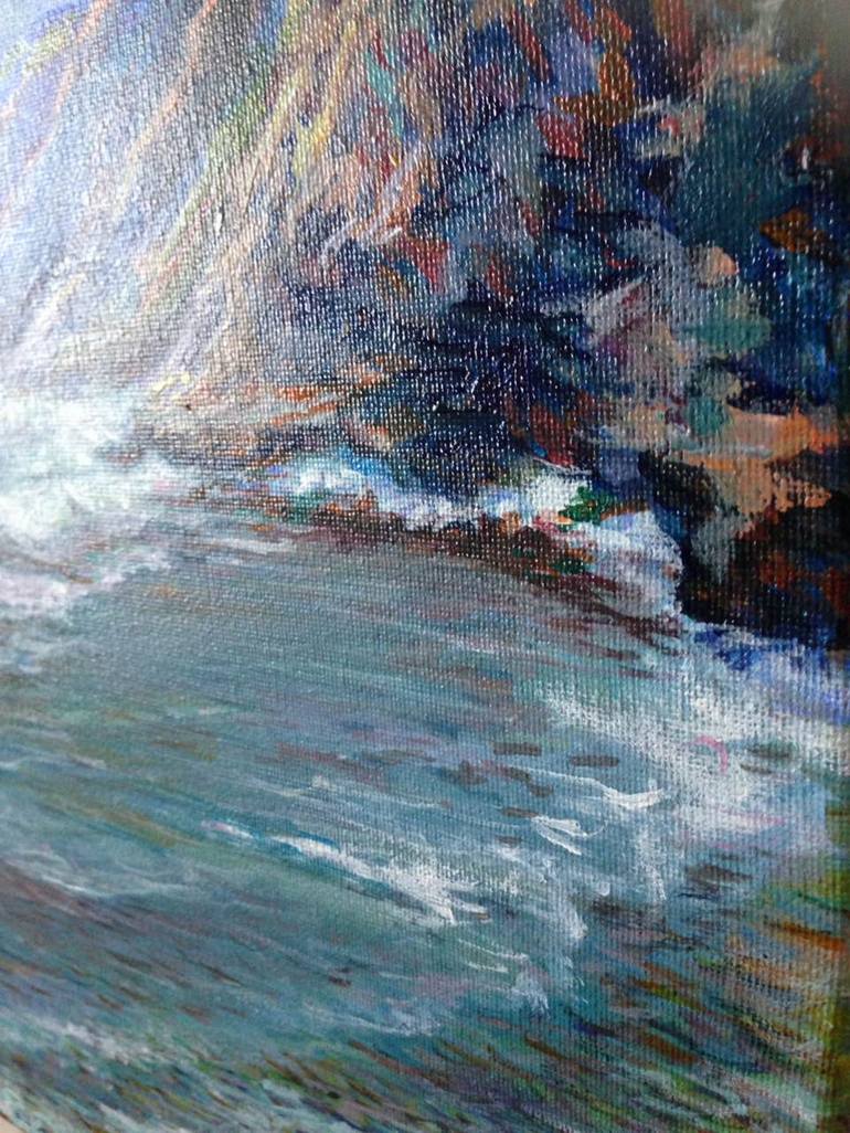 Original Impressionism Seascape Painting by Olga ROArtUS