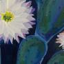 Cactus blooms for only one day.

Size: Height 16 х Width 20, in
Materials: Canvas, acrylic paint, paintbrushes, inspiration.