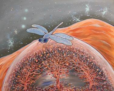 Original Impressionism Outer Space Paintings by Olga Roartus