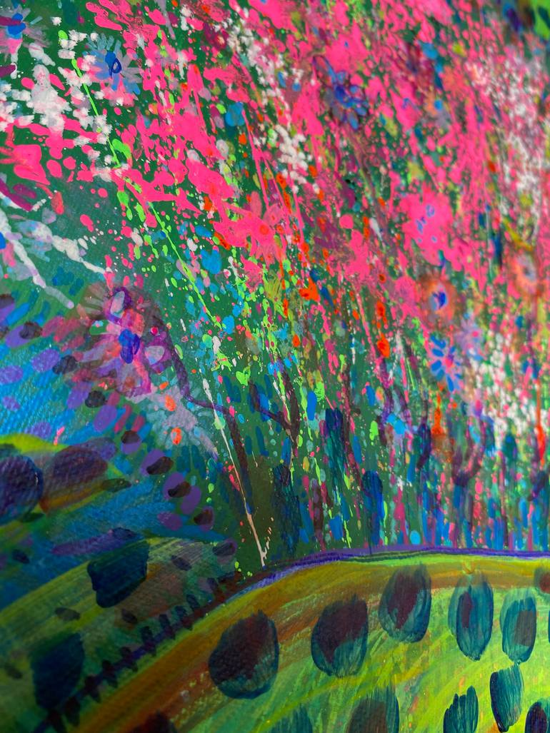 Original Contemporary Floral Painting by Olga Roartus