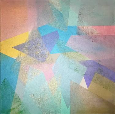 Original Abstract Geometric Paintings by Cristina Ticovschi