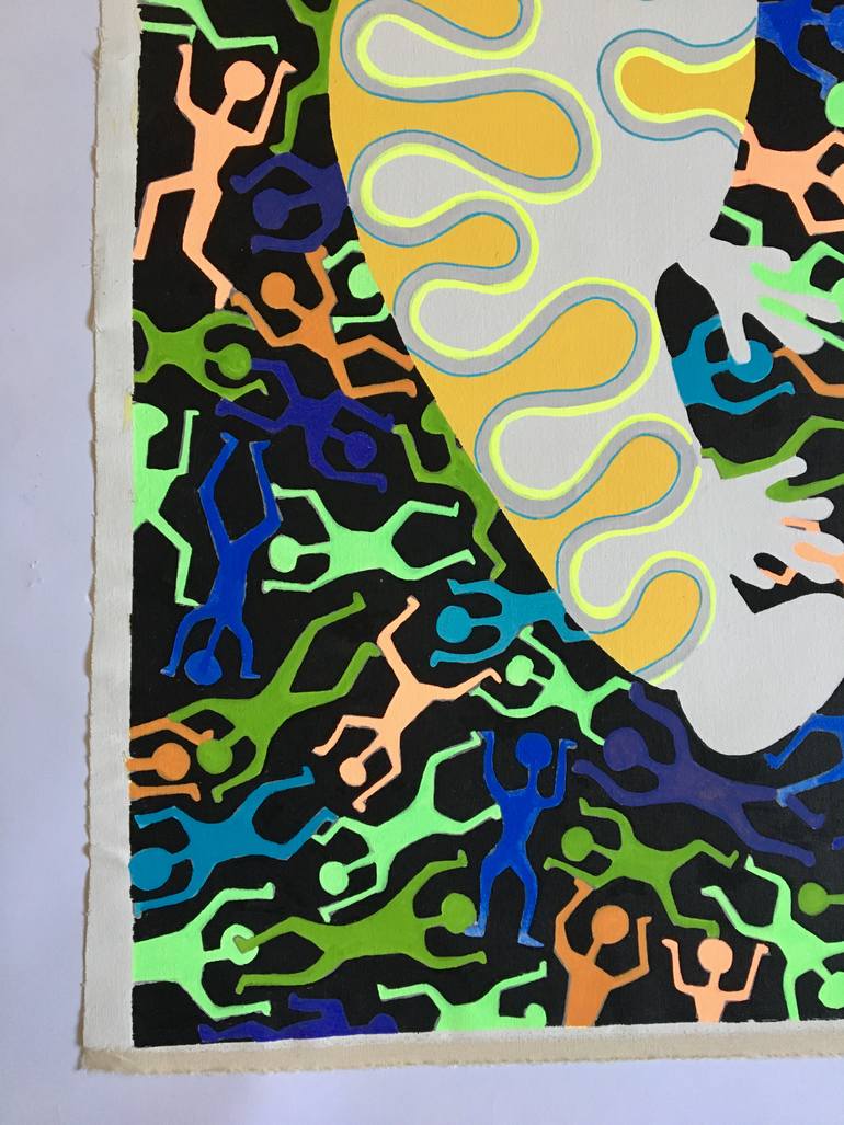 Original Figurative Abstract Painting by Frantisek Florian