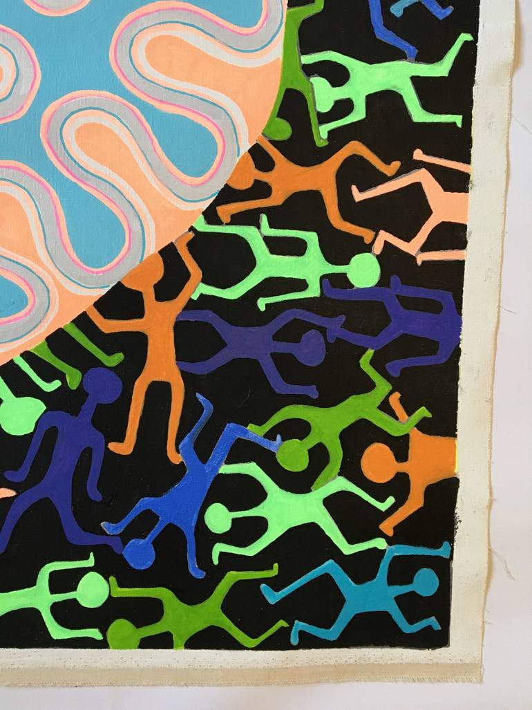 Original Figurative Abstract Painting by Frantisek Florian
