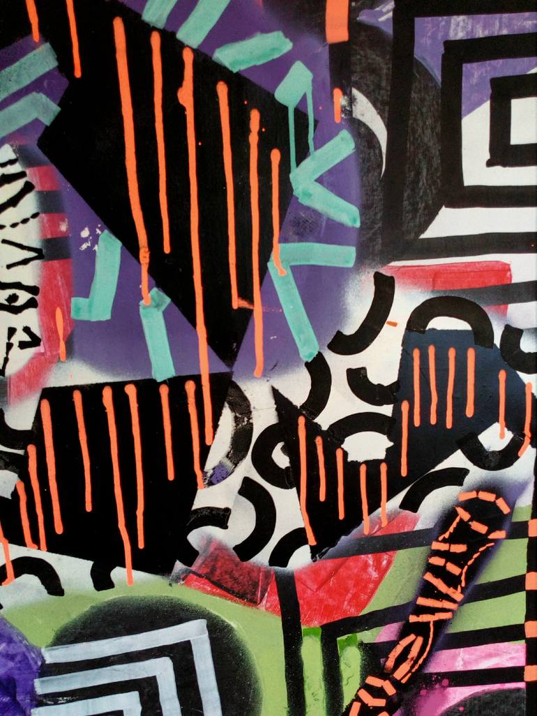 Original Abstract Body Painting by Frantisek Florian