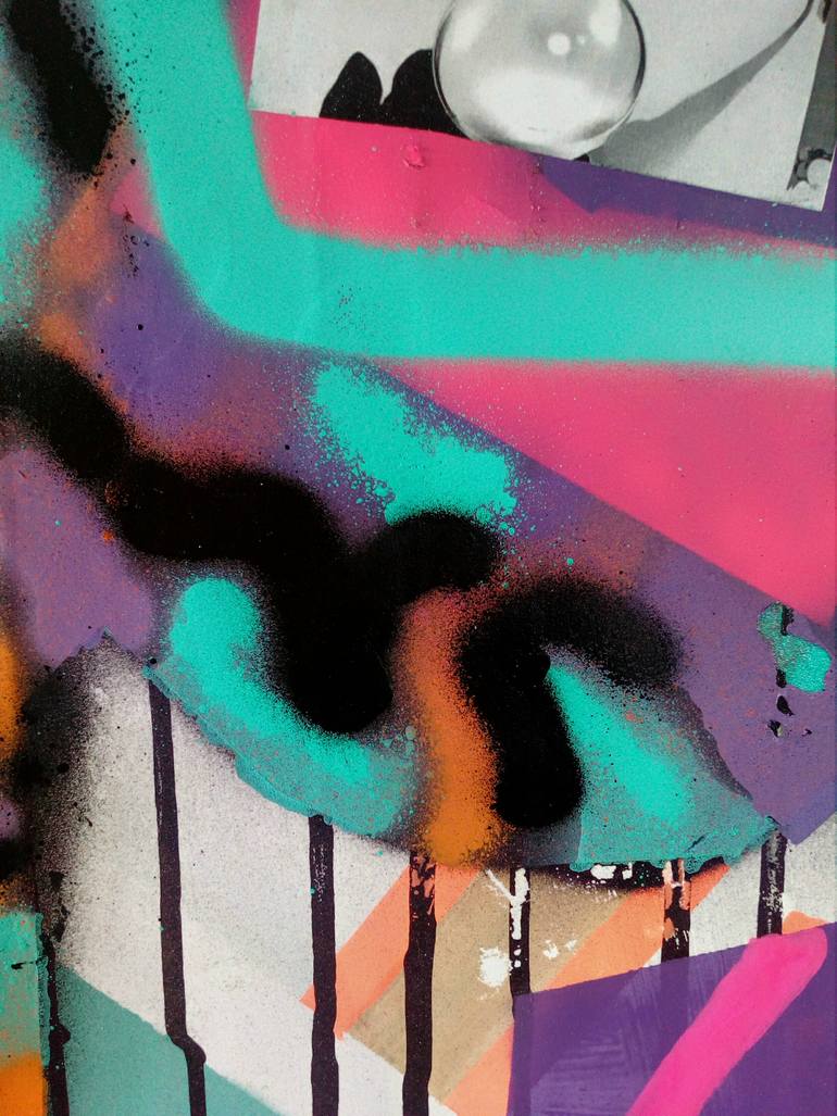 Original Abstract Body Painting by Frantisek Florian