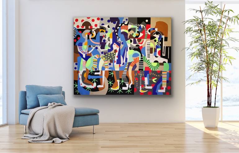 Original Contemporary Abstract Painting by Frantisek Florian
