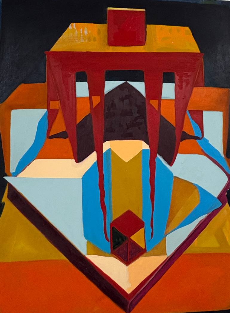 Original Abstract Expressionism Abstract Painting by Daniel Mckinnon