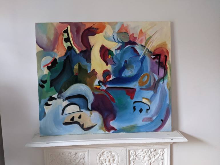 Original Abstract Painting by Petrovs Duo