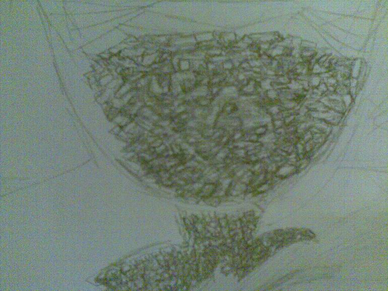 Original Portraiture People Drawing by Salud Lopez Sld