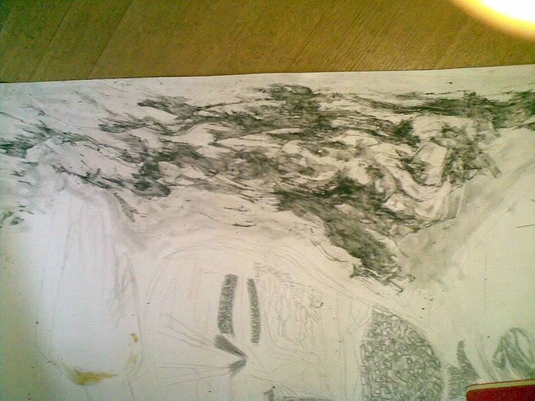 Original Portraiture People Drawing by Salud Lopez Sld