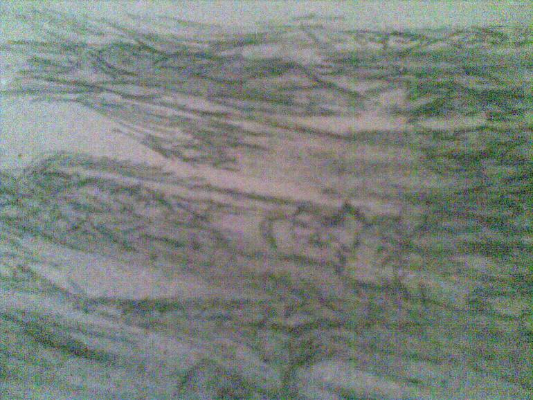 Original Figurative Religion Drawing by Salud Lopez Sld