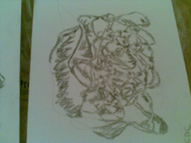 Original Figurative Fantasy Drawing by Salud Lopez Sld