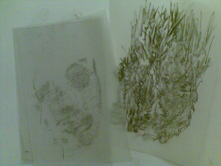 Original Portraiture People Drawing by Salud Lopez Sld