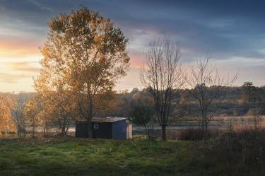 Cabin on the small lake thumb