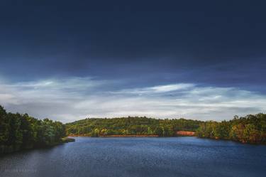 Everything's quiet on the small lake thumb