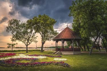 The Music Pavilion on the Palic Lake in Serbia thumb