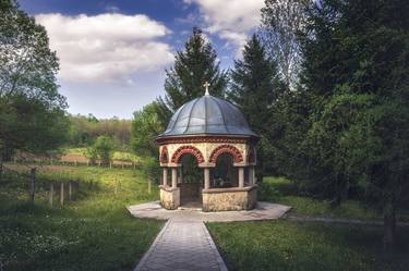 The healing water well of the Koporin monastery in Serbia thumb