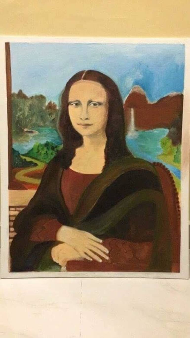 monalisa easy painting