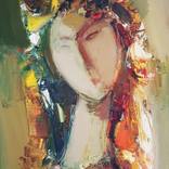 Lady(30x40cm, oil painting, ready to hang) by Matevos Sargsyan