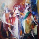 The Princess(100x80cm, oil painting, palette knife) by Kamo Atoyan