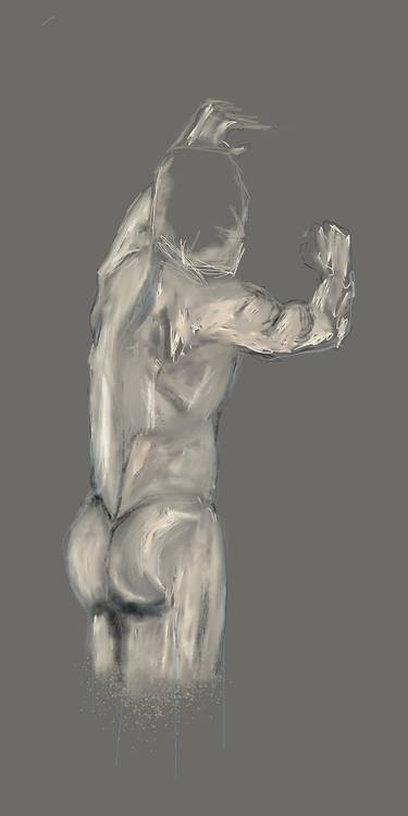 Print of Abstract Body Drawings by Conray Guallar-Blignault