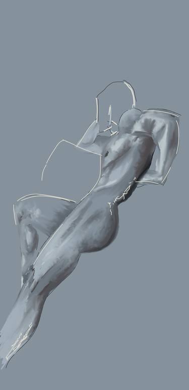 Print of Abstract Body Drawings by Conray Guallar-Blignault