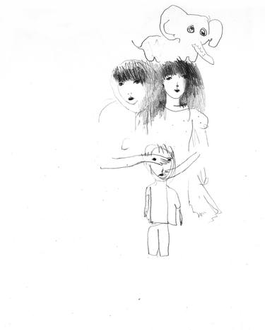 Print of Conceptual Family Drawings by Anna Velichanskaya
