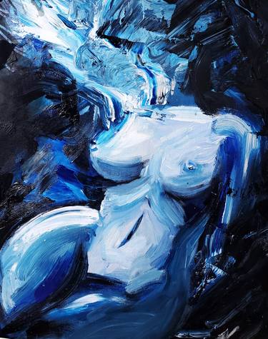 Original Abstract Erotic Paintings by Juliet Hillbrand